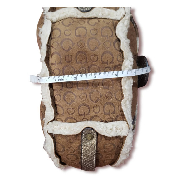 Guess Suede & Fur Purse and Change Purse • Several different ways to wear - Picture 11 of 12